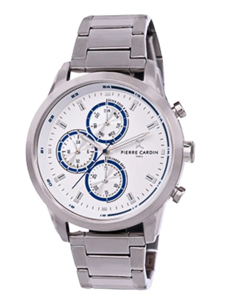 Pierre Cardin Metal Chronograph Men's Watch With Silver CCP.5004