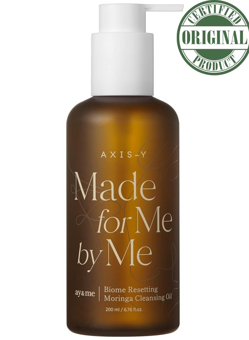 AxisY Made for Me by Me Biome Resetting Cleansing Oil – 200 ml | Gentle, Hydrating Cleansing Oil with Biome Technology for a Fresh Start