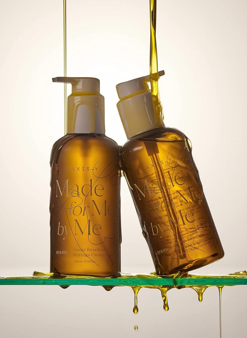 AxisY Made for Me by Me Biome Resetting Cleansing Oil – 200 ml | Gentle, Hydrating Cleansing Oil with Biome Technology for a Fresh Start