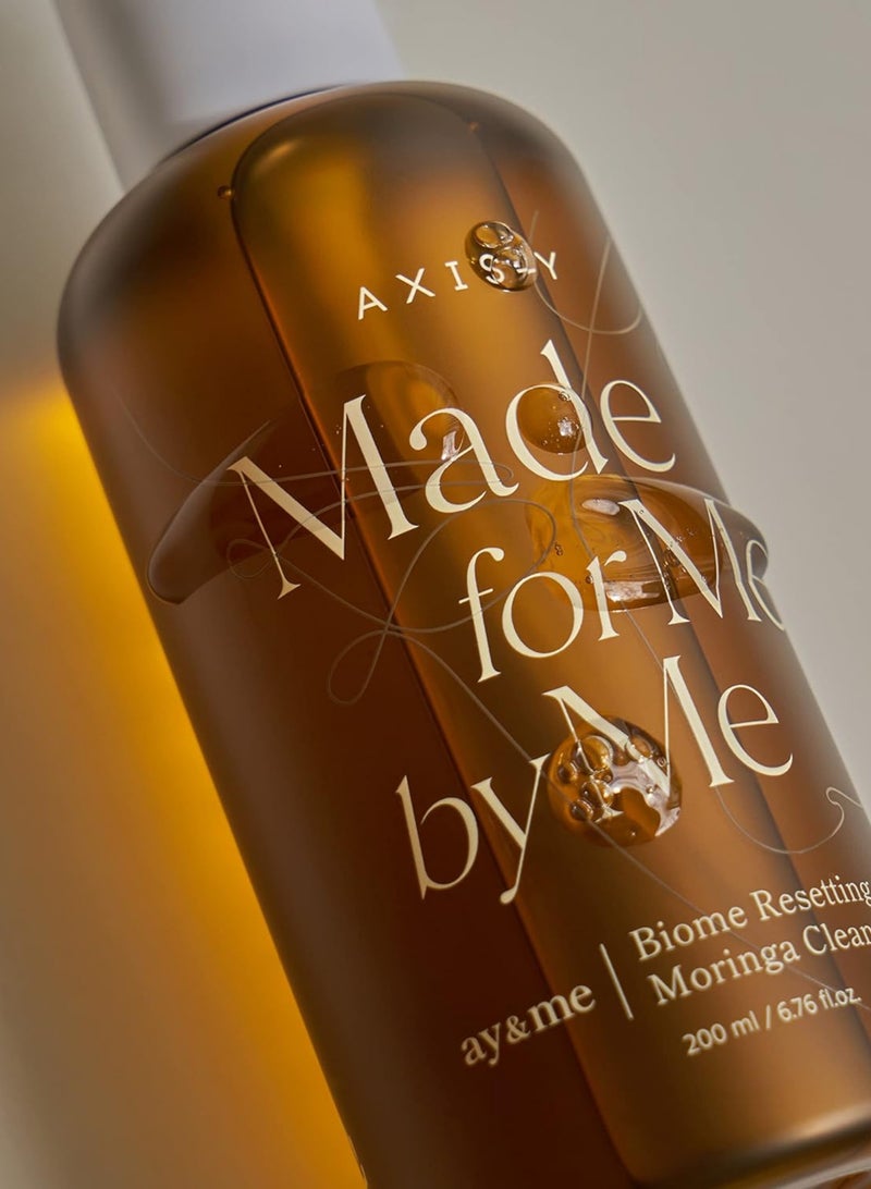 AxisY Made for Me by Me Biome Resetting Cleansing Oil – 200 ml | Gentle, Hydrating Cleansing Oil with Biome Technology for a Fresh Start