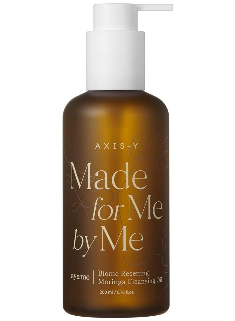 AxisY Made for Me by Me Biome Resetting Cleansing Oil – 200 ml | Gentle, Hydrating Cleansing Oil with Biome Technology for a Fresh Start