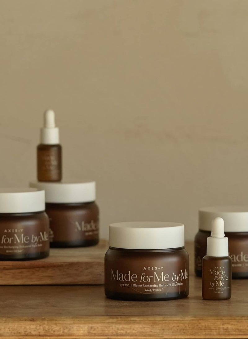 AxisY Made for Me by Me Night Balm – 80 ml & 10 Pantenol Supporting Concentrate – 8 ml Pack | Overnight Hydration & Repair for Glowing Skin
