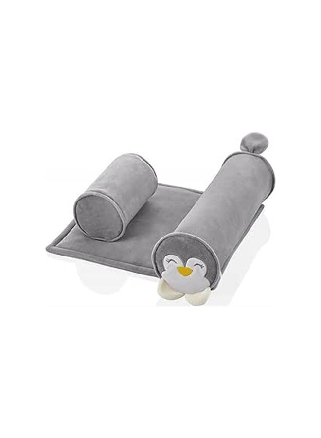 Side Sleep Pillow Grey Pinguin 0 Months+