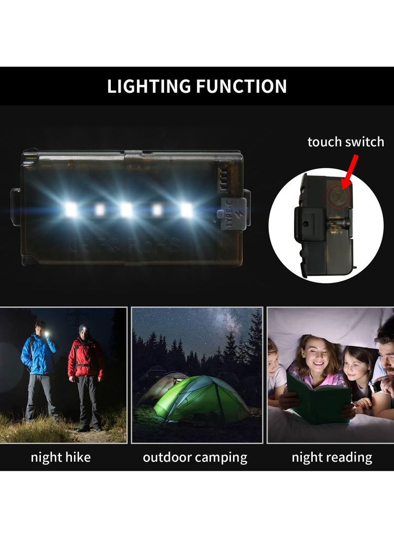 Portable Outdoor Shower, 4400mA Detachable Battery, USB Charging, LED Lighting, Battery Campsite Shower, Self Suction Water Pump, for Camping, Hiking, Traveling