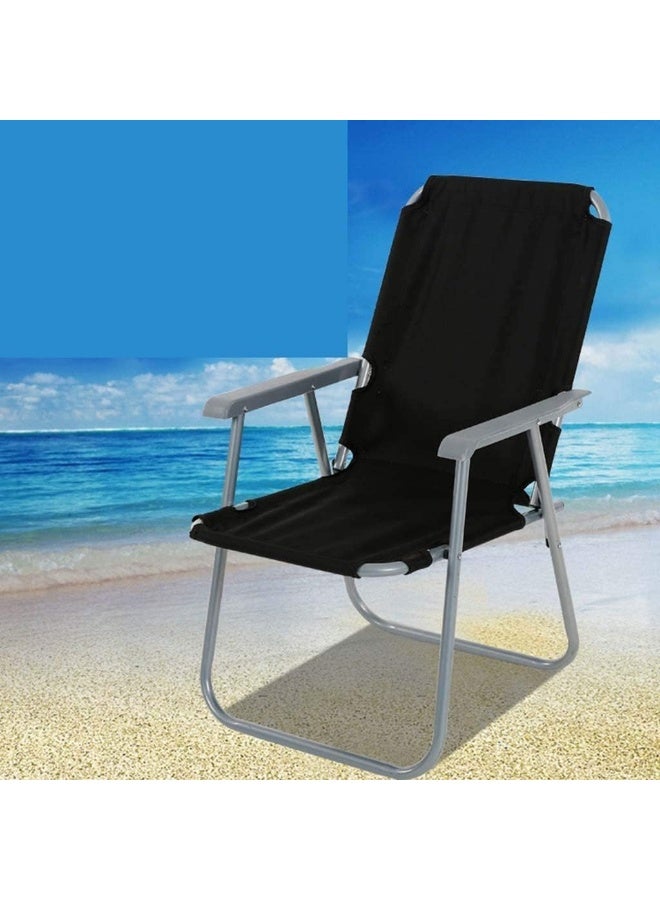 Foldable Camping Chair With Hand Rest, Heavy Quality | Outdoor Chair As Fishing Chair Or Festival Picnic Chair And Beach Chair | Lightweight And Durable For Outdoor Activities