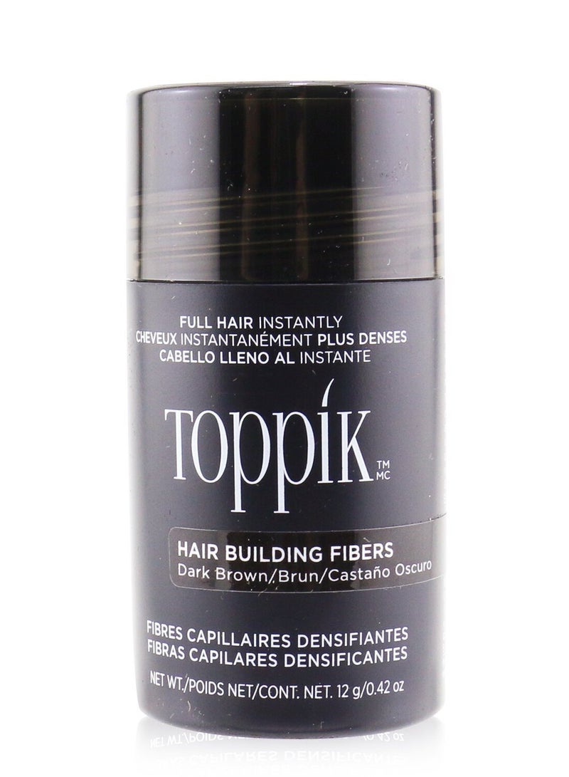 TOPPIK Hair Building Fibers, Dark Brown, 12g