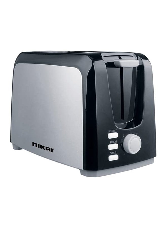 2-Slice Bread Toaster, With Reheat, Defrost Functions, And Removable Drip Tray 750 W NBT555S1 Black