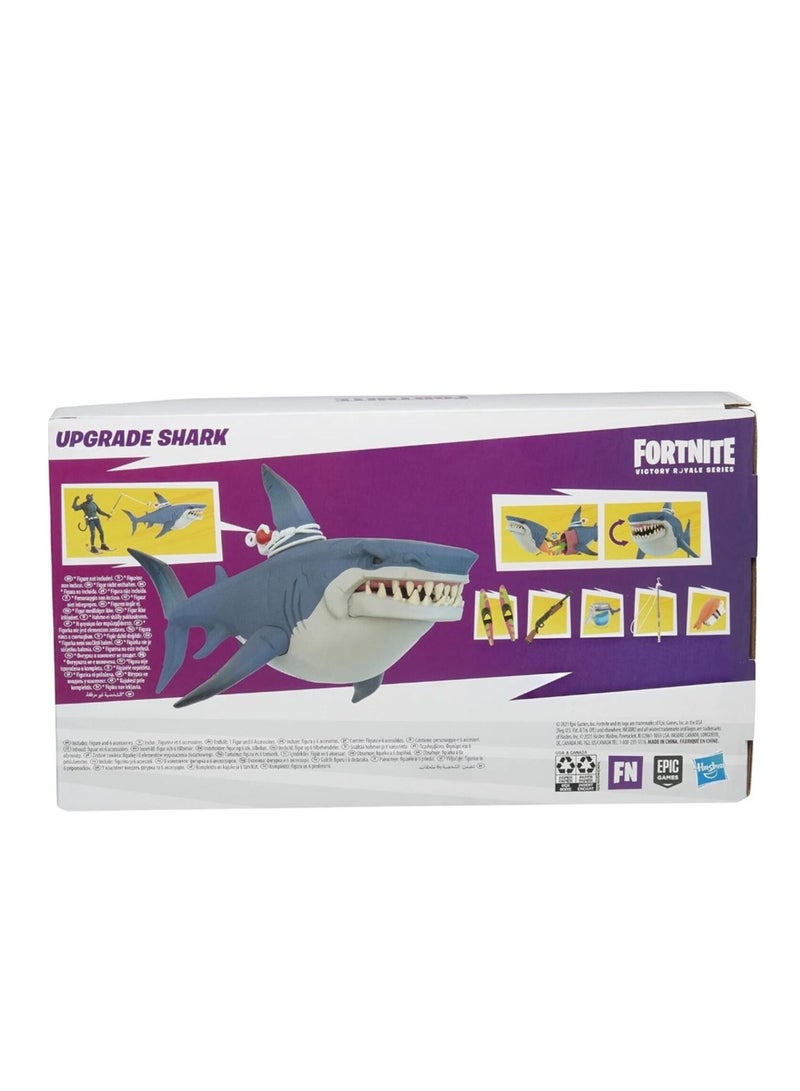 FORTNITE Hasbro Victory Royale Series Upgrade Shark Collectible Action Figure with Accessories - Ages 8 and Up, 6-inch