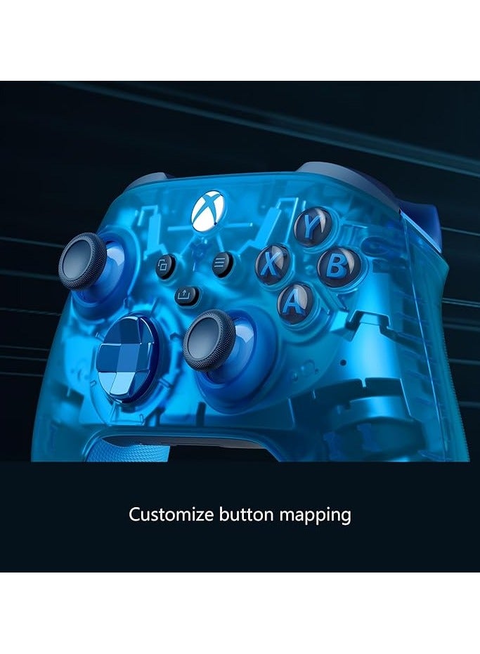Xbox Wireless Controller Sky Cipher Special Edition - Wireless & Bluetooth Connectivity - New Hybrid D-Pad - New Share Button - Featuring Textured Grip - Easily Pair & Switch Between Devices
