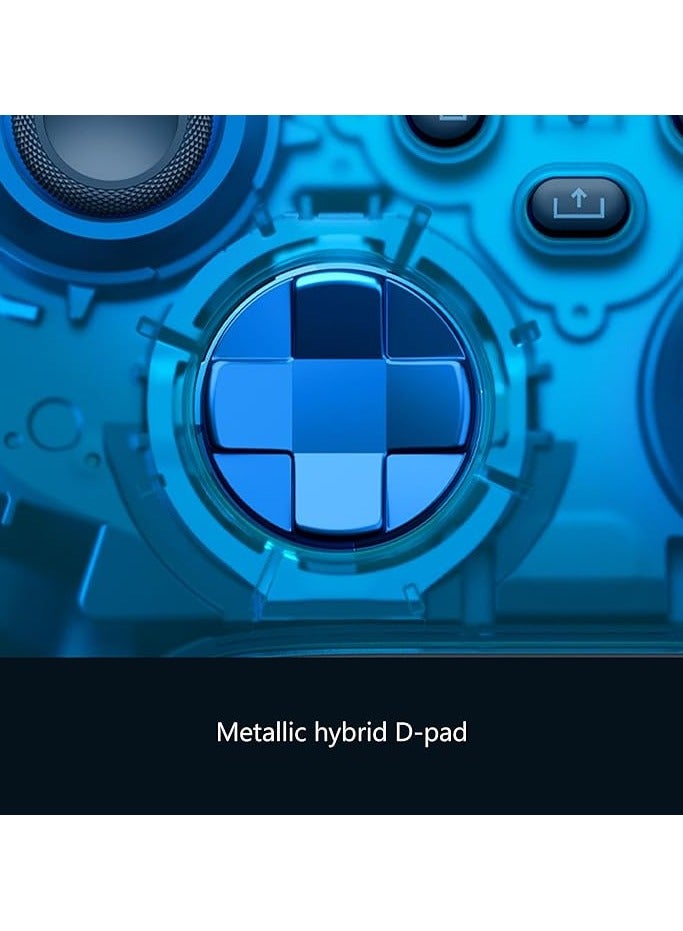 Xbox Wireless Controller Sky Cipher Special Edition - Wireless & Bluetooth Connectivity - New Hybrid D-Pad - New Share Button - Featuring Textured Grip - Easily Pair & Switch Between Devices