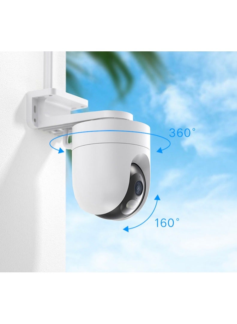 MI Smart Outdoor Camera CW400,4MP 360° Rotation AI Human Detection, 2.5K ultra-clear picture quality with IP66 Water Resistance