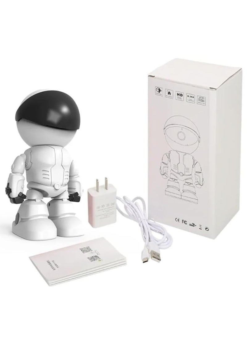 1080P Robot IP Camera Advanced 360° Wireless Security for Smart Home Surveillance Perfect for Monitoring Pets and Babies