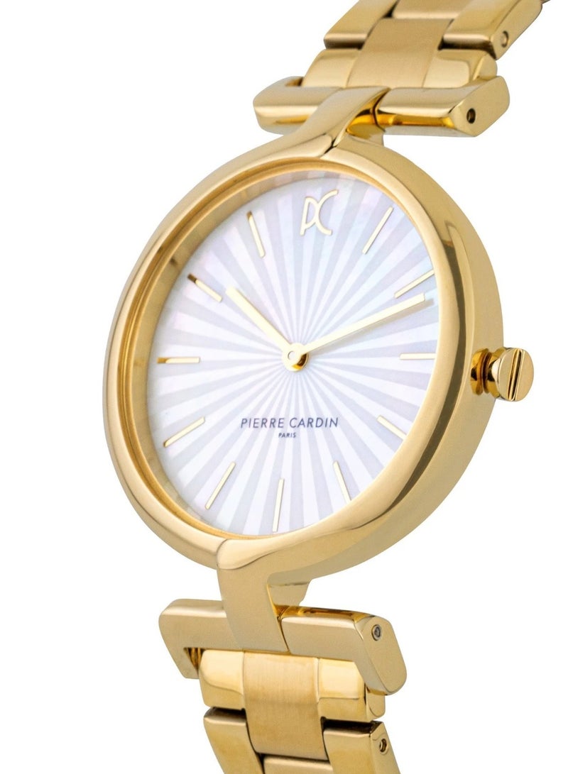 Pierre Cardin Stainless Steel Analog Women's Watch With Gold CMD.3513