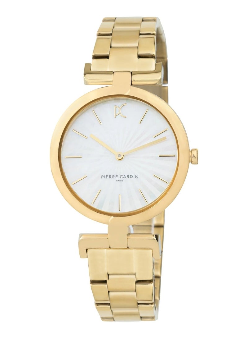 Pierre Cardin Stainless Steel Analog Women's Watch With Gold CMD.3513