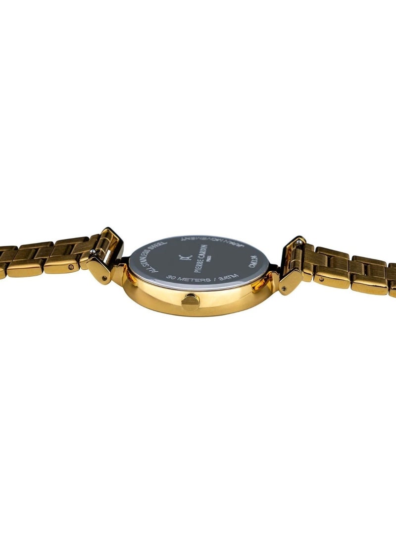 Pierre Cardin Stainless Steel Analog Women's Watch With Gold CMD.3513