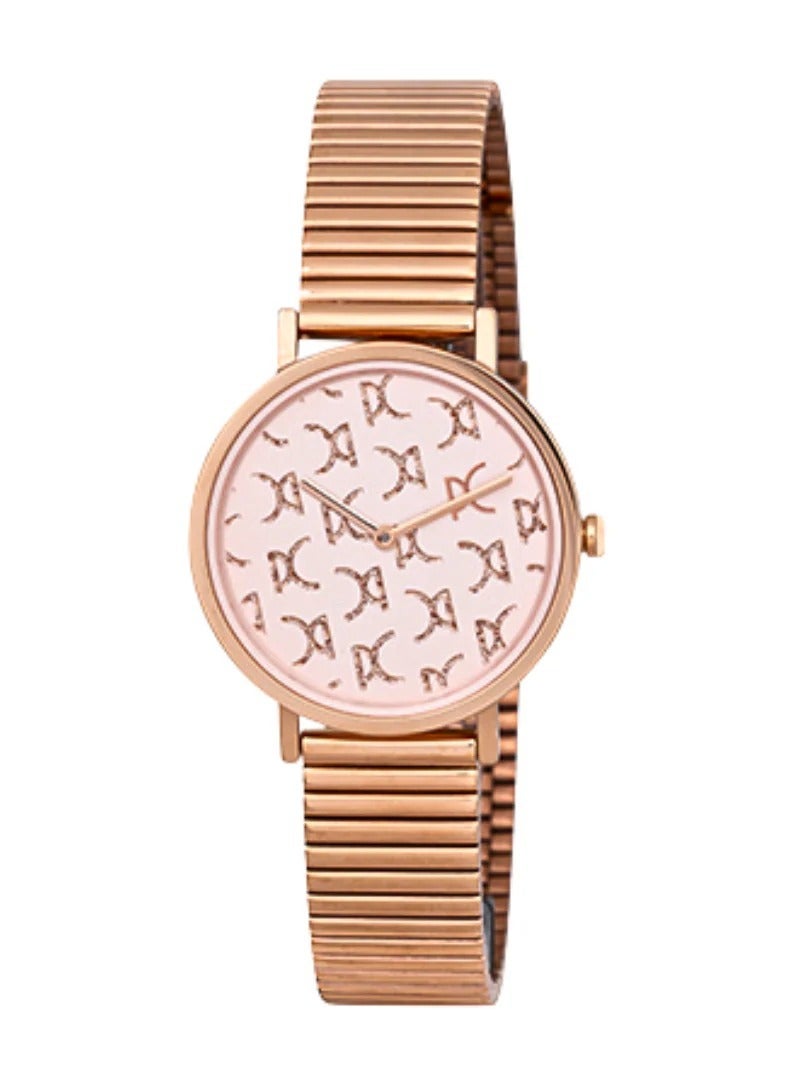 Pierre Cardin Metal Analog Women's Watch With Rose Gold CBV.1540