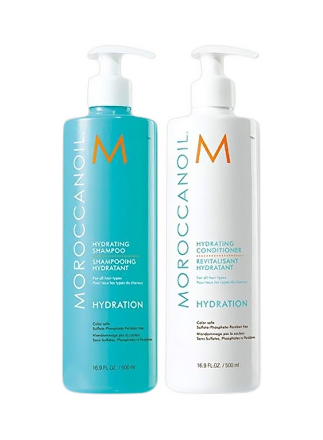 2-Piece Hydration Shampoo And Conditioner Set 500ml