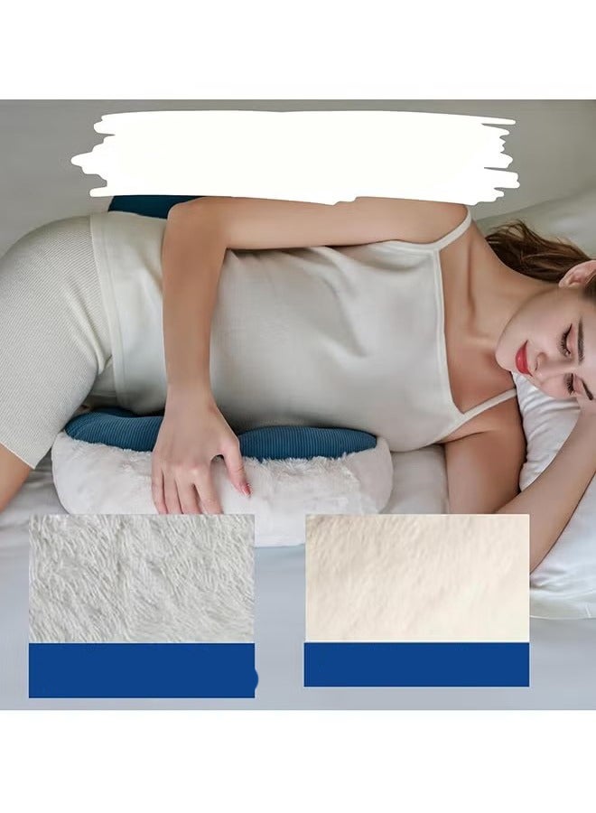 Super Soft And Comfortable Side Sleeping Pillow Support For Back, Belly And Legs - Coffee