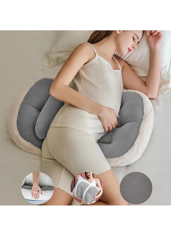 Pregnancy Pillow For Sleeping, Grey