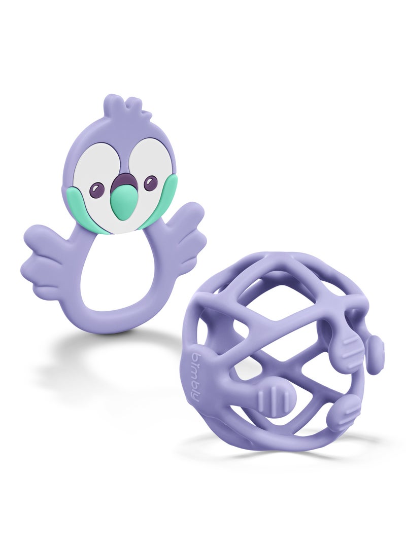 baby Silicone Teethers set- Purple