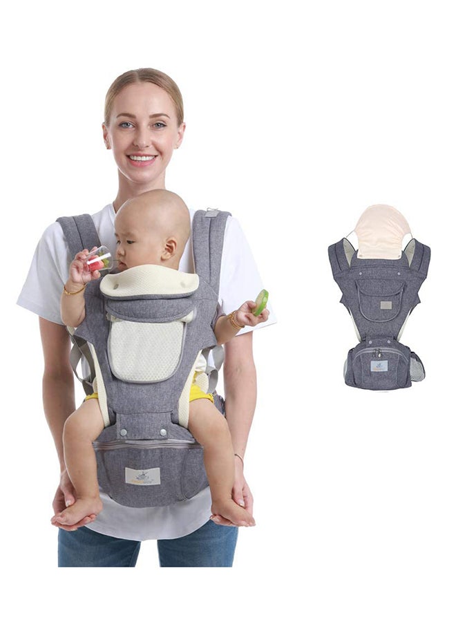 6 In 1 Multifunctional Baby Strap Waist Carrier, 0 - 36 Months