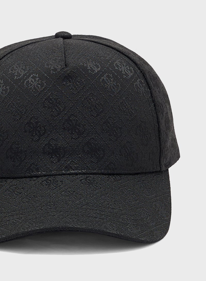 Printed Curved Peak Cap