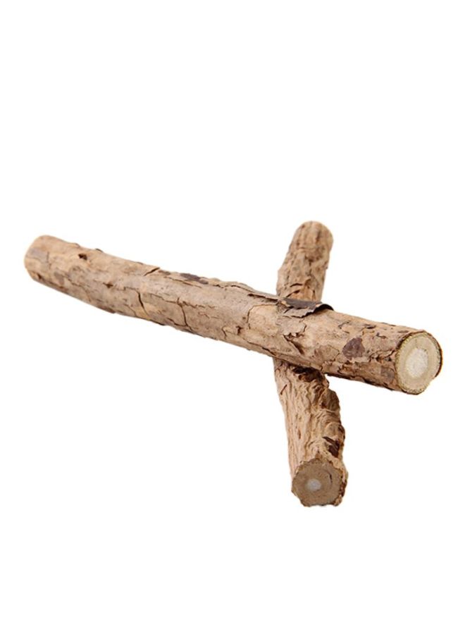 2-Piece Matatabi Catnip Molar Sticks Yellow 17x0.5x3.8cm