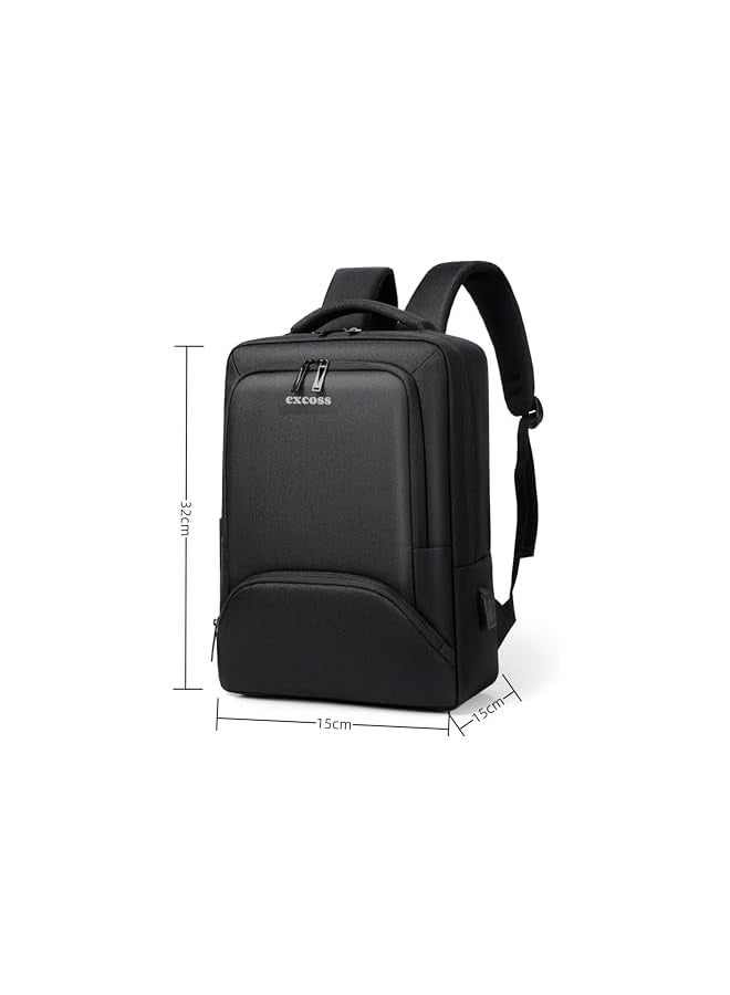 Laptop Travel Backpack Water Resistant Bag with USB Charging Port 15.6