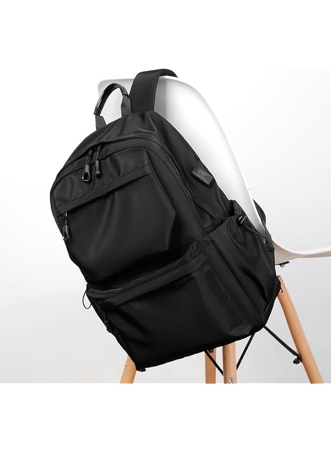 Travel Backpack for Men and Women: Business Laptop Backpack with USB Charging - Fits 15.6