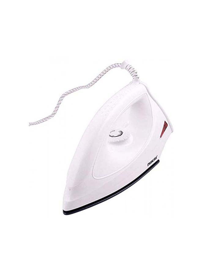 Dry Iron, Non-Stick Teflon Soleplate, Adjustable Temperature Control 1200 W NDI725N White