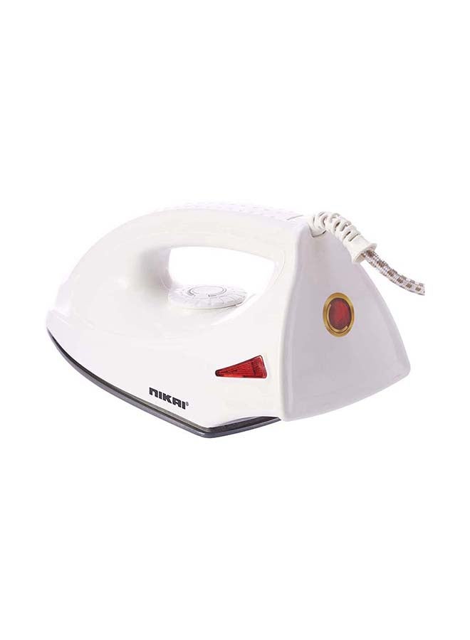 Dry Iron, Non-Stick Teflon Soleplate, Adjustable Temperature Control 1200 W NDI725N White