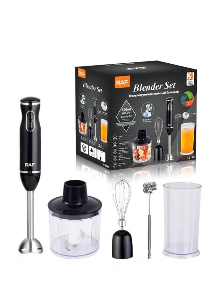 BLENDER SET 5 İN 1 || Stainless Steel 400W || Powerful Turbo Boost With Variable Speeds, Chopper, Mixer, Food Processor, Smoothie Maker and milk frother