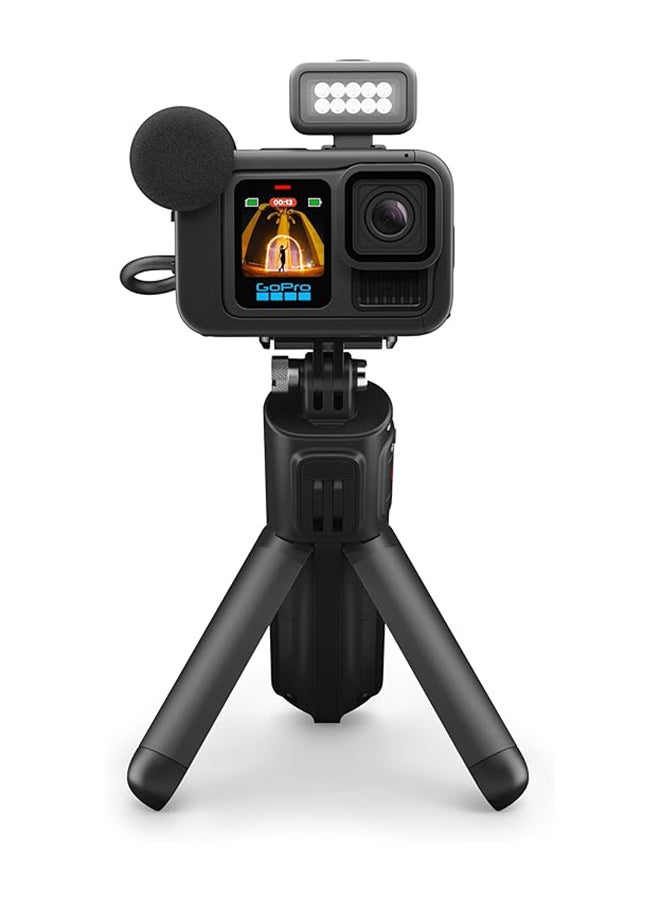 Hero13 Creator Edition - Includes Volta (Battery Grip, Tripod, Remote), Media Mod, Light Mod, Enduro Battery, Magnetic Latch Mount And Carrying Case