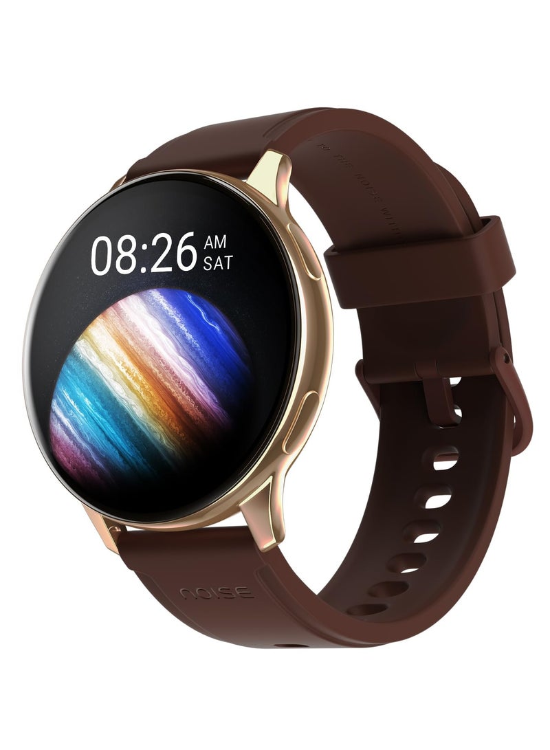 Noise Newly Launched Vortex Plus 1.46” AMOLED Display, AoD, BT Calling, Sleek Metal Finish, 7 Days Battery Life, All New OS with 100+ Watch Faces & Health Suite (Vintage Brown)