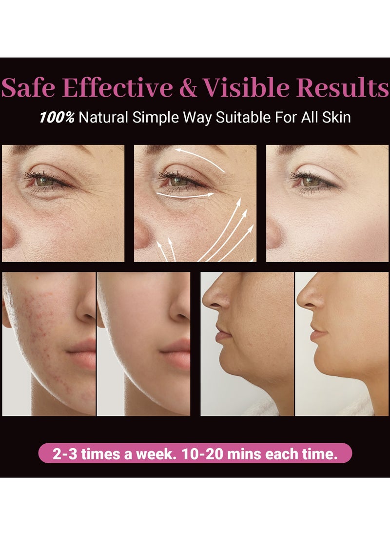 Portable Electrode High Frequency Facial Machine White/Silver