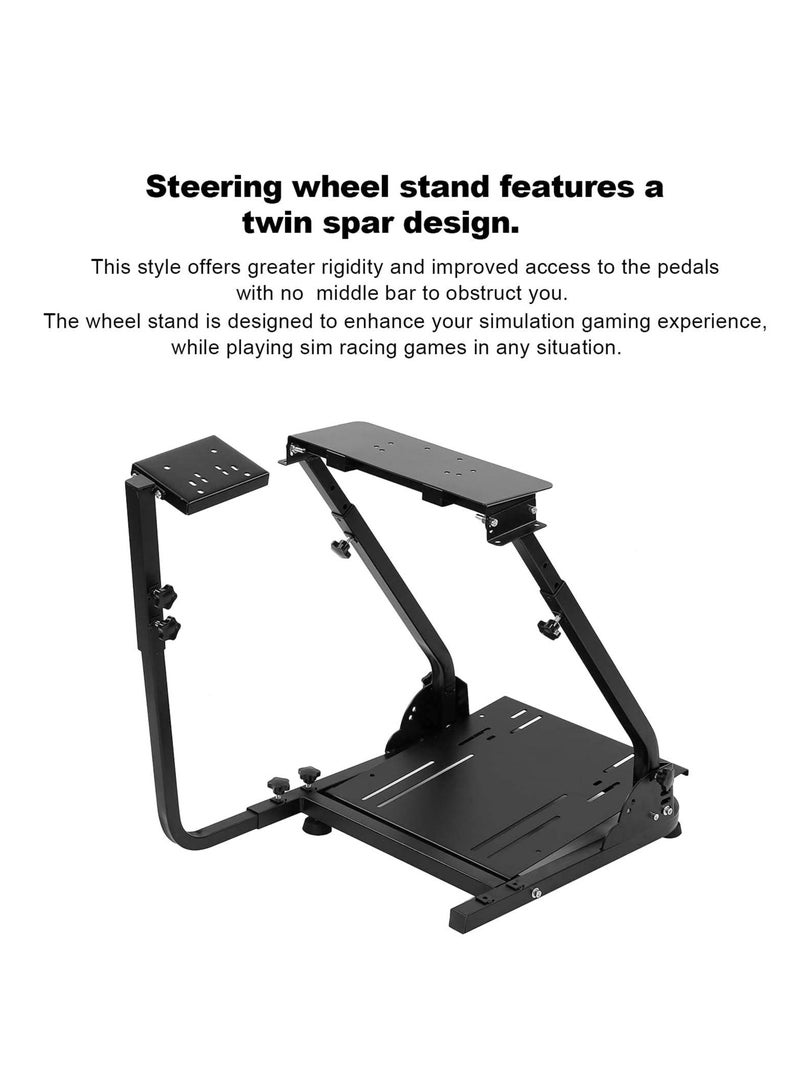 Foldable Racing Steering Wheel Stand for Logitech G25/G27/G29/G920/AG204 and Thrustmaster