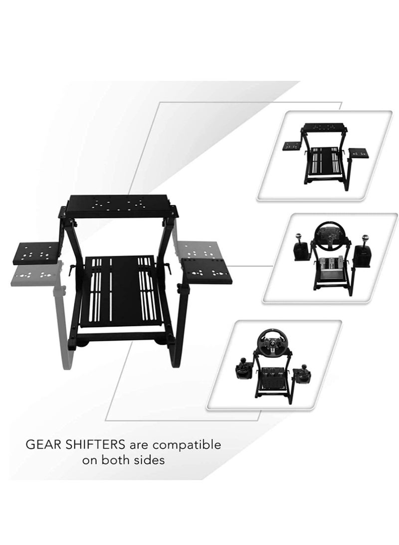 Foldable Racing Steering Wheel Stand for Logitech G25/G27/G29/G920/AG204 and Thrustmaster