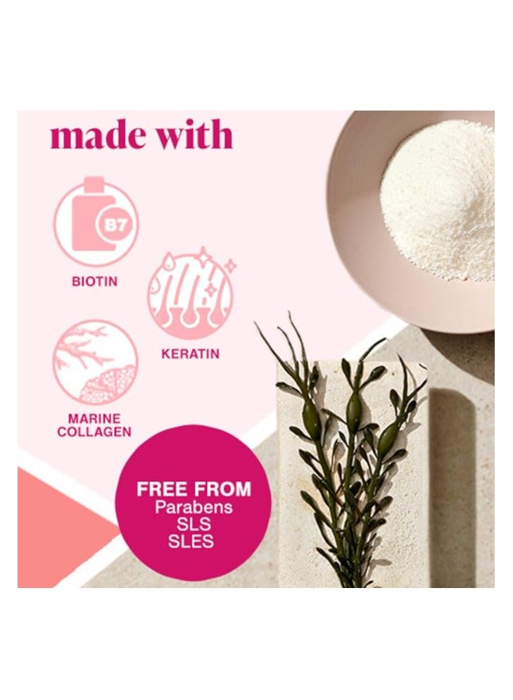 Hair Thickening Shampoo for Women Formulated with Biotin, Keratin & Marine Collagen, Shampoo for Thinning Hair, Hair Fall, and Hair Volume – 250ml