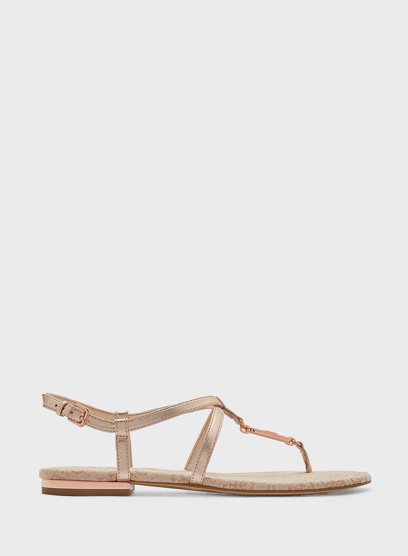 Meaa Strappy Flat Sandals