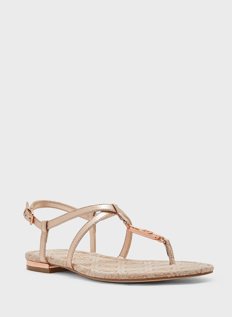 Meaa Strappy Flat Sandals