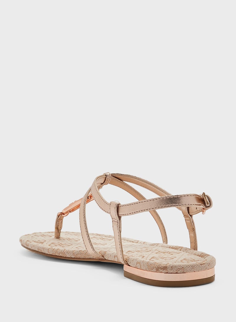 Meaa Strappy Flat Sandals