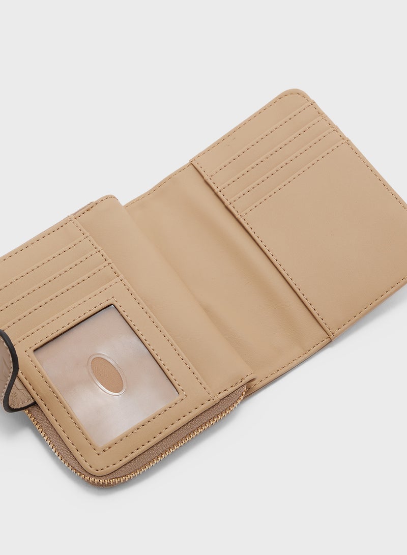 Reece Foldover Zip Small Wallet