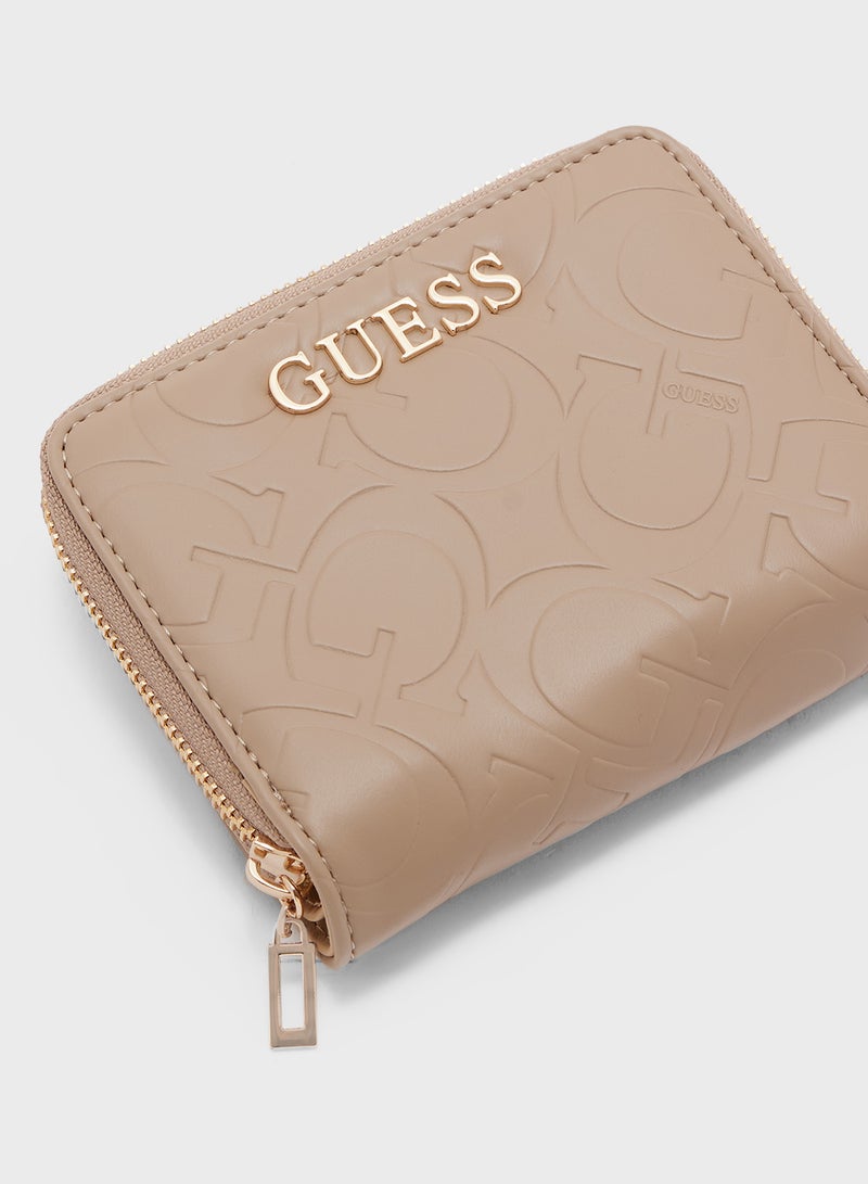 Reece Foldover Zip Small Wallet