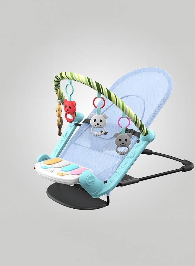 Baby Bounce Toddler Rocking Chair With Musical Toy And Rack