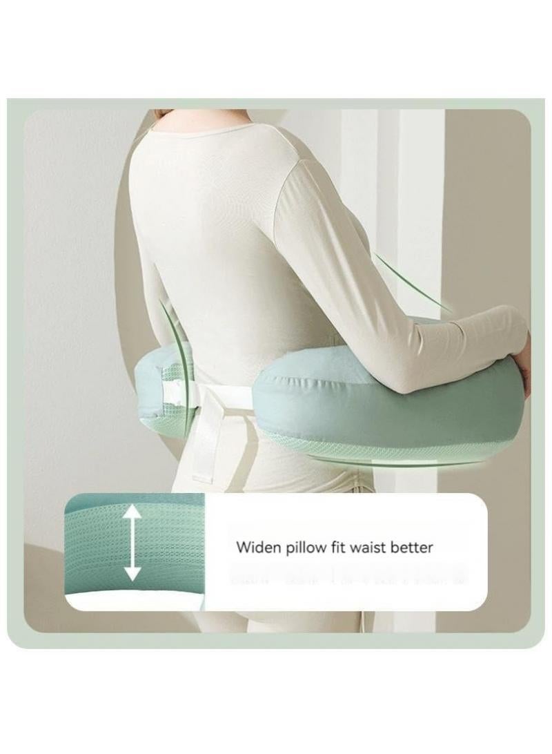 2 in 1 Baby Nursing Pillow Baby Feeding Pillow Newborn Feeding Pillow Anti Spitting Slope Pad Anti Overflow Milk Choking Bed, Middle Bed