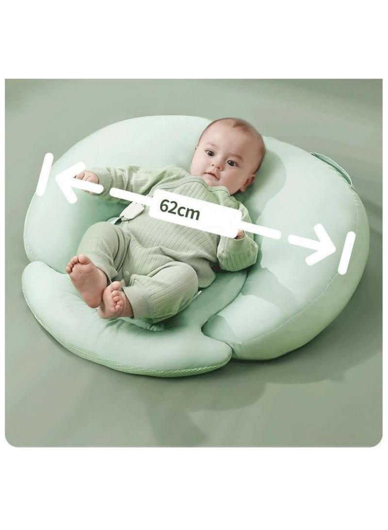 2 in 1 Baby Nursing Pillow Baby Feeding Pillow Newborn Feeding Pillow Anti Spitting Slope Pad Anti Overflow Milk Choking Bed, Middle Bed