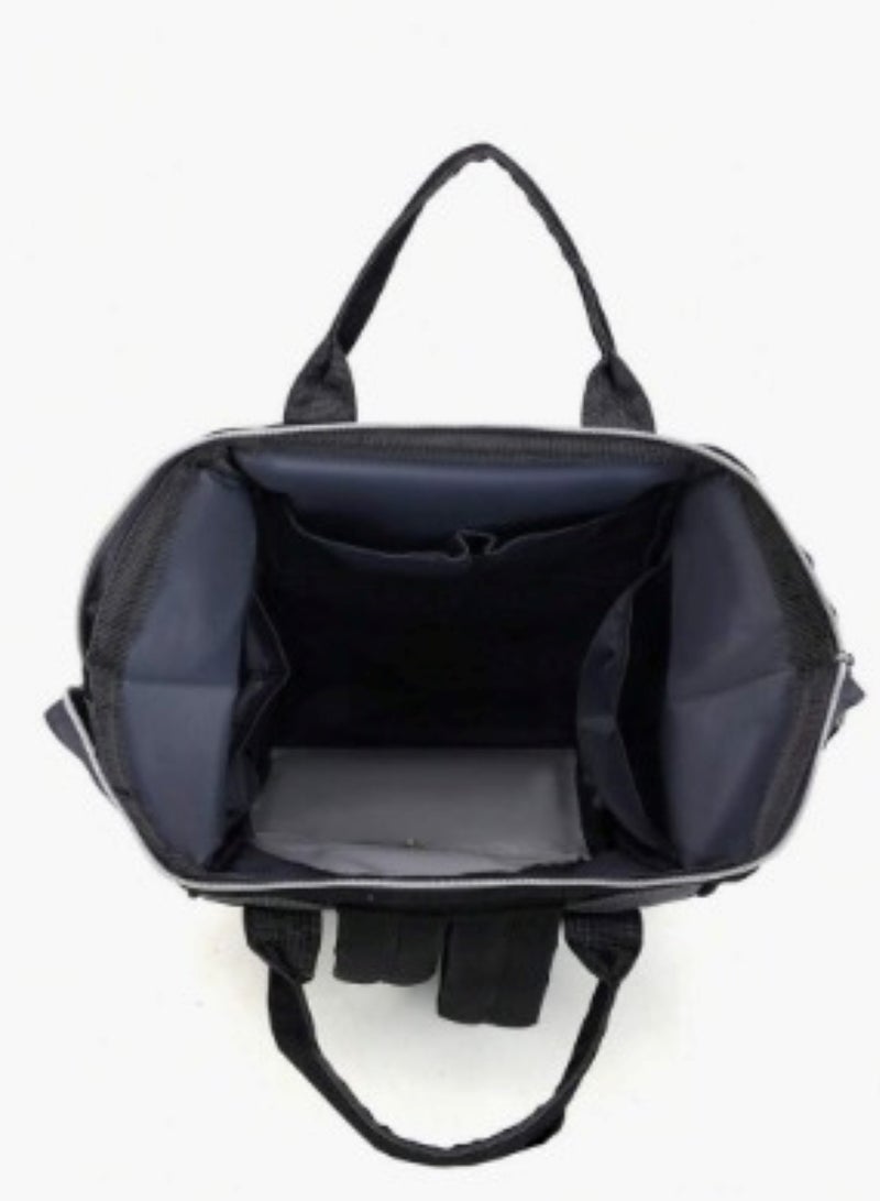 Classic Black Mums Baby Travel Bag