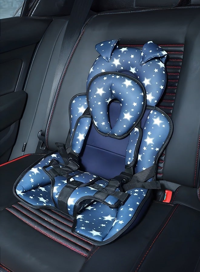 Child Safety Seat Simple Car Portable Seat Belt Foldable Car Seat Booster Seat For Car Protection