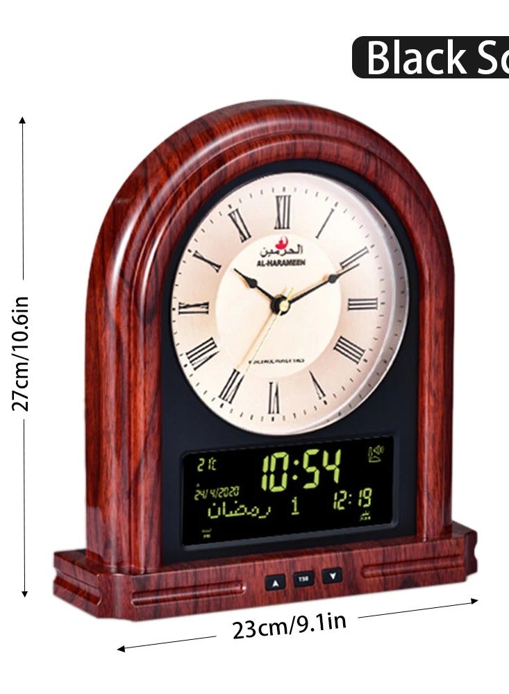 Wireless Digital Azan Mosque Prayer Clock With Islamic Calendar Perfect For Ramadan And Home Decoration