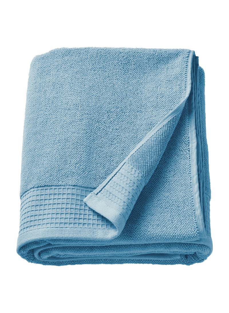 Bath Sheet Luxurious and Extra Large Premium Cotton Ultra Soft and Highly Absorbent Blue 100x150 cm